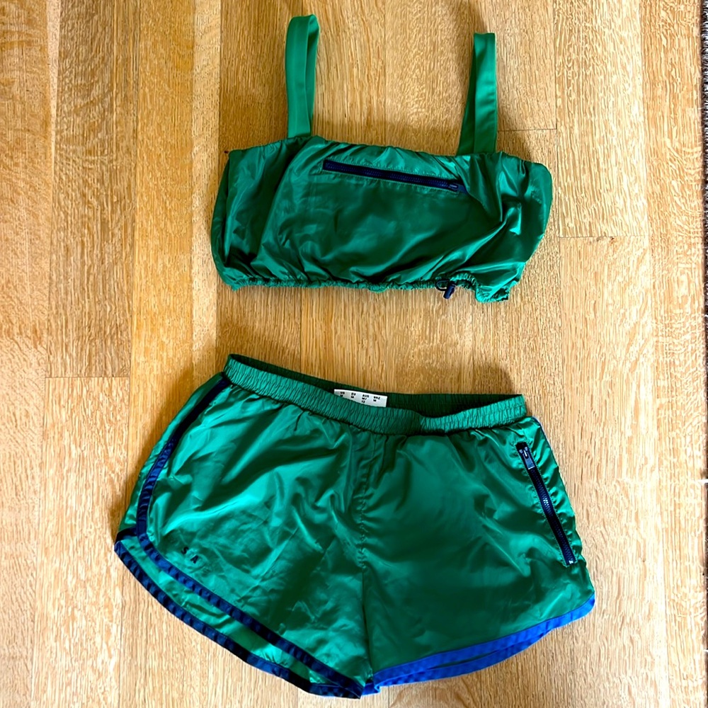 Staud x Newbalance athletic set